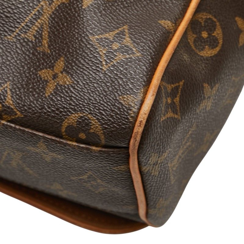 Louis Vuitton Monogram Abbess Crossbody Shoulder Bag M45257 Brown PVC Leather