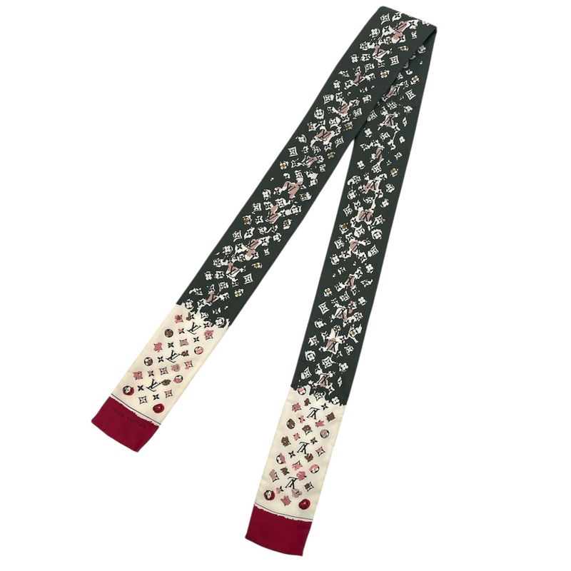 Louis Vuitton Monogram Tulip Scarf Silk Multicolor