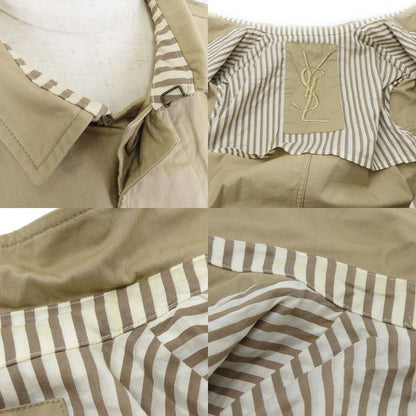 Yves Saint Laurent Other Outerwear 46 Cotton Beige Coat Apparel Men YVES Saint