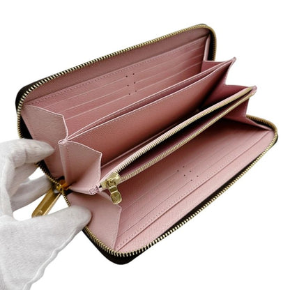 Louis Vuitton N60046 Damier Round Long Wallet Zippy Wallet Long Wallet Louis