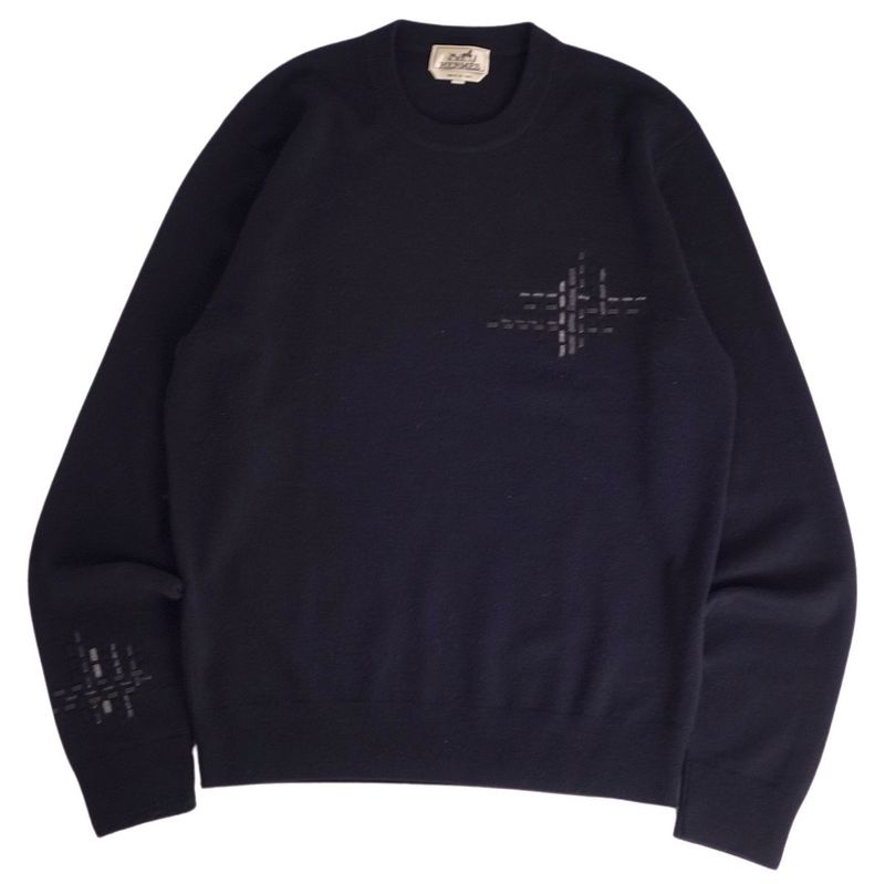 Hermes Knit 23AW Sweater Pullover Wool