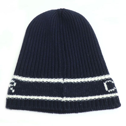 DIOR Logo Knit Cap Knit Cap Navy 31noe714ixgh Unisex Preowned