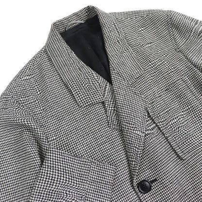 DIOR Christian DIOR Homme 933c307a4602 100% Wool Staggered Pattern Long Coat With CD Logo