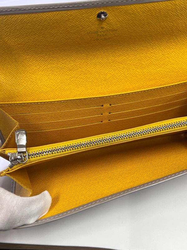 Louis Vuitton Long Wallet Portefeuille-sarah Epi Gray M60318 09bs076