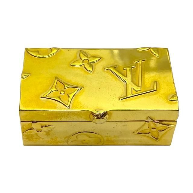 Louis Vuitton M64899 Burg Studded Ring Studded Ring Gold GP [size 12]