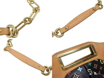 Louis Vuitton Shoulder Bag Judy MM Noir Takashi Murakami Monogram Multicolor — view 4