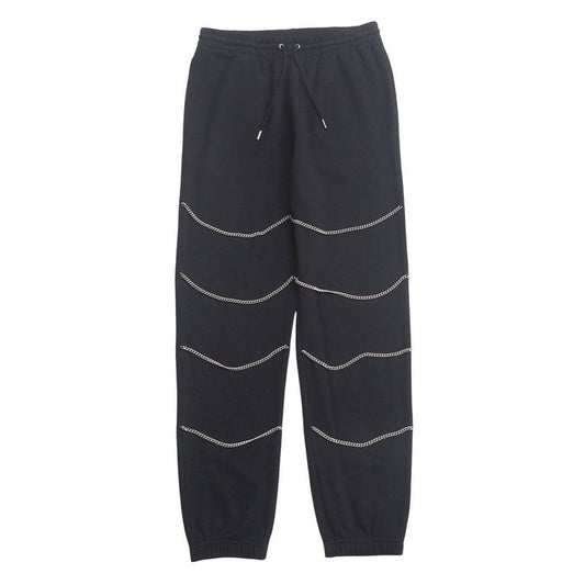 2022ssCeline Pants Size L Sweat Jogger Pants Silver Chain Decoration Made In