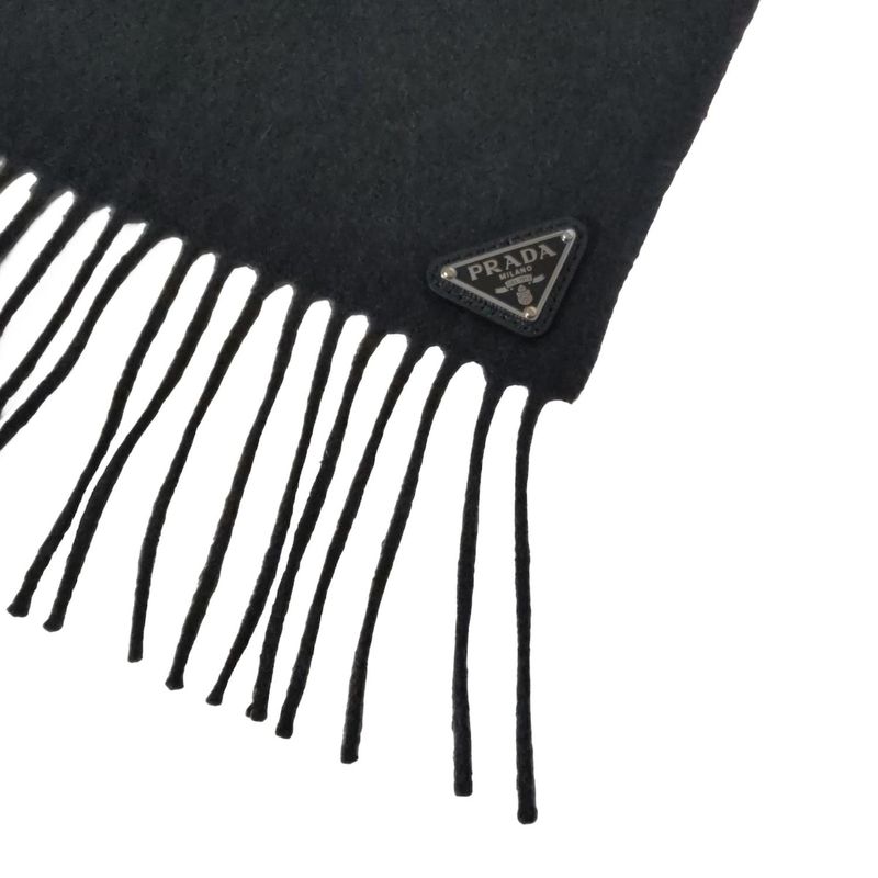 Prada Scarf - 1fs005 Navy 2024 Cashmere Silk