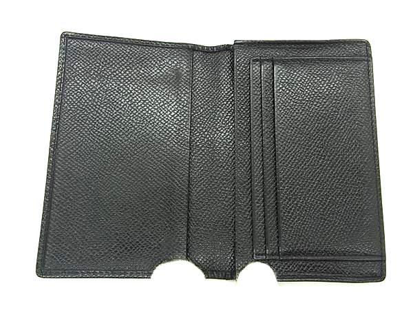 Bvlgari Leather Card Case Card Holder Business Card Holder Men's Black