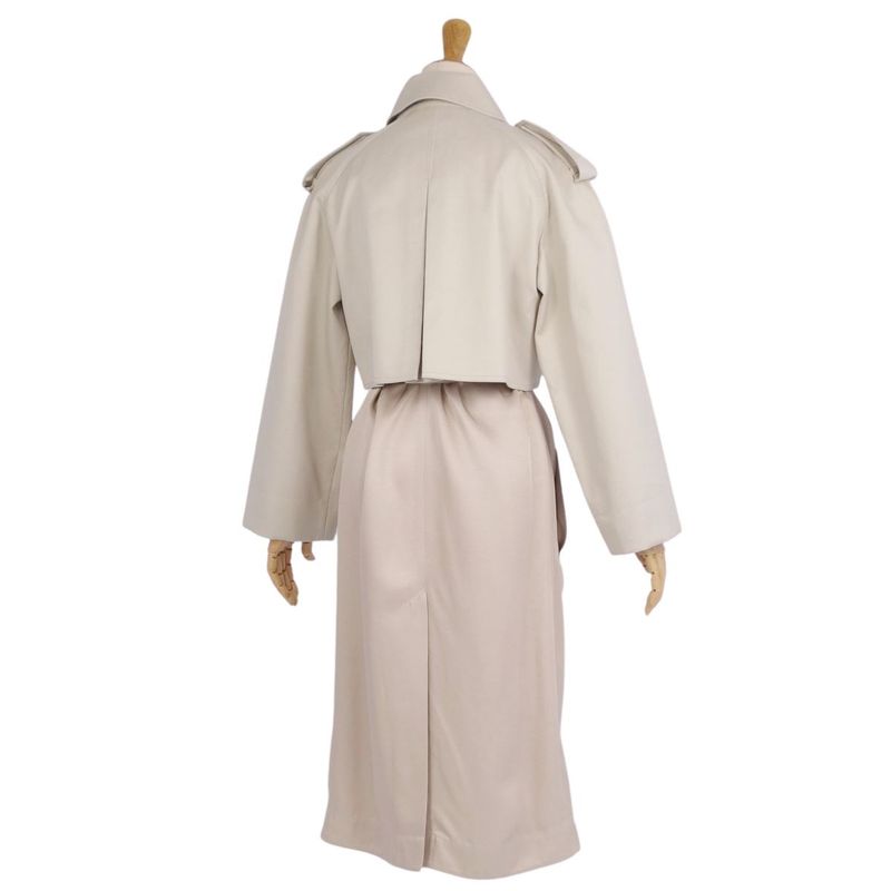 Celine Coat Trench Coat Phoebe Period Cotton Cut