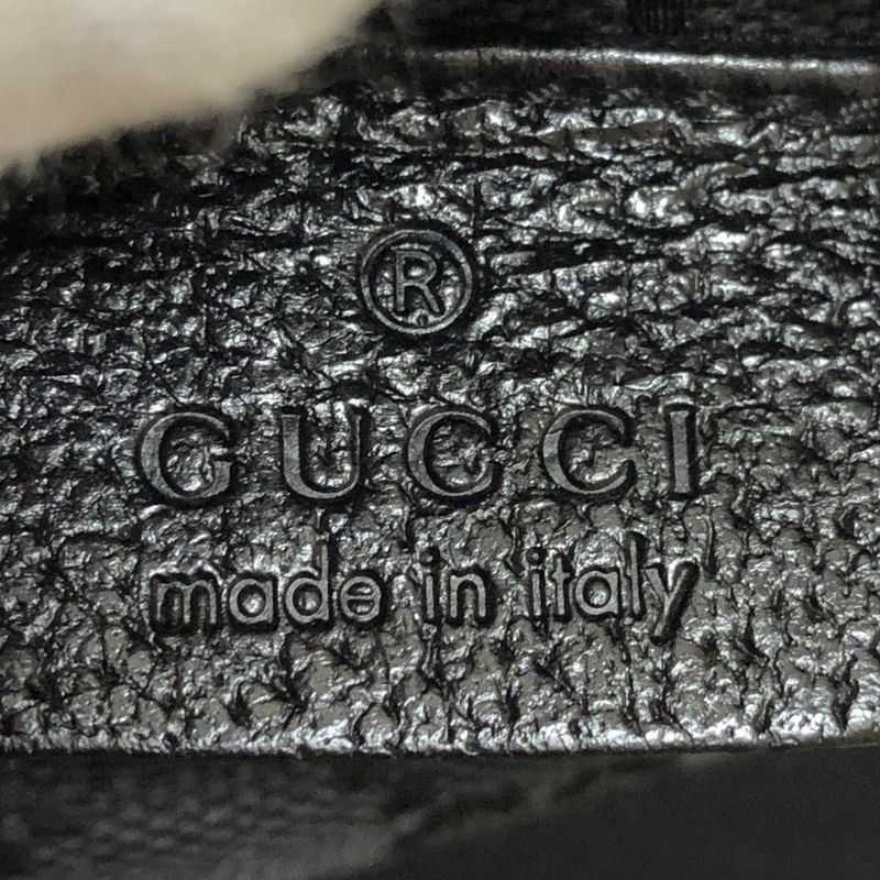 Gucci Body Bag Waist Pouch 28566 GG Canvas Black Zipper Opening Difficulty