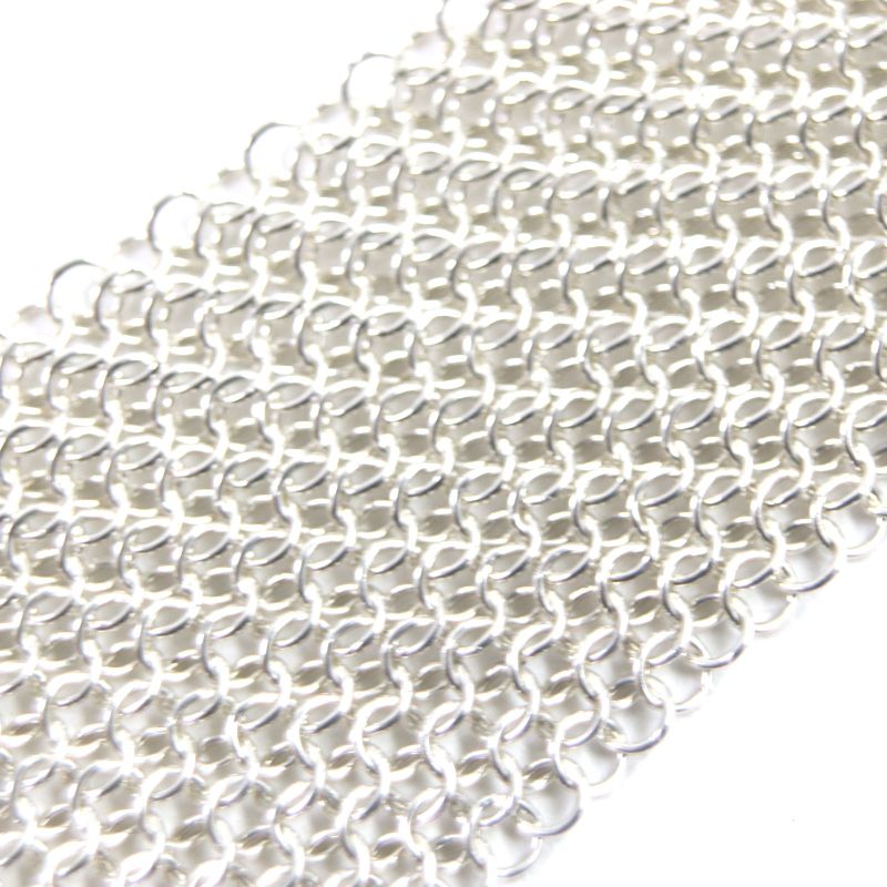  Tiffany & Co Vintage Old Tiffany & Co Mesh Scarf Necklace Sv925 Silver With