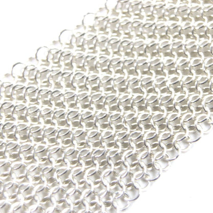  Tiffany & Co Vintage Old Tiffany & Co Mesh Scarf Necklace Sv925 Silver With