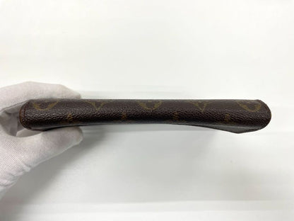 Louis Vuitton Monogram Pochette Porte Monet Cles Di Long Wallet M61725 Brown