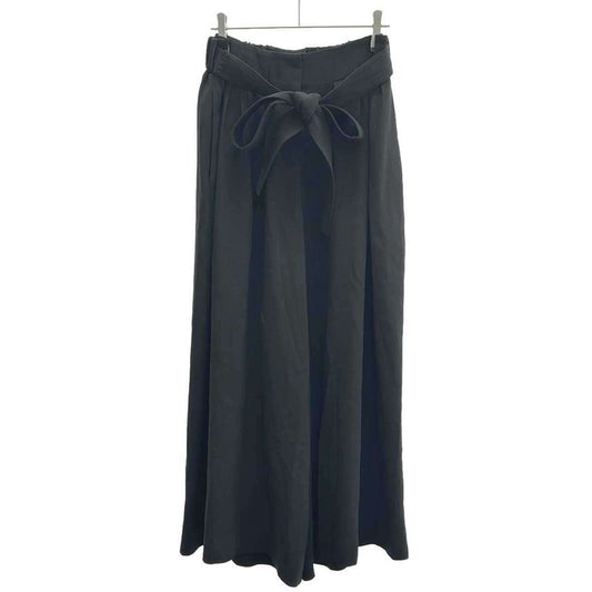 Loewe Belted Ribbon Wide Culottes Trouser Pants S359331xci Black 40