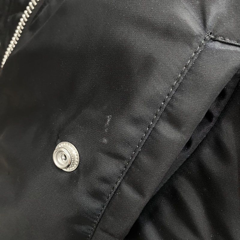 Celine Back Logo Bomber Jacket 46 Dark Navy