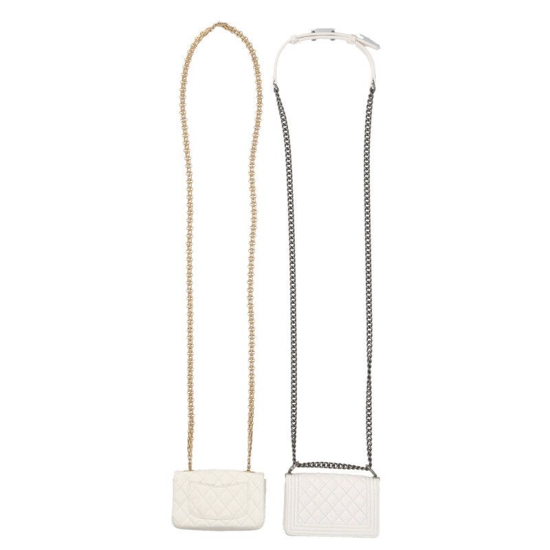 Chanel Sets Of 4 Minis Bags Mini Bag In Quilted Leather Case Women's