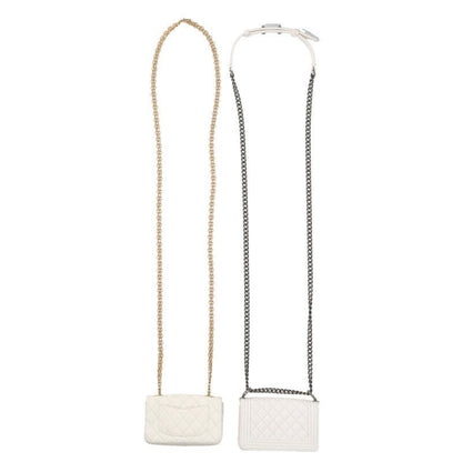 Chanel Sets Of 4 Minis Bags Mini Bag In Quilted Leather Case Women's