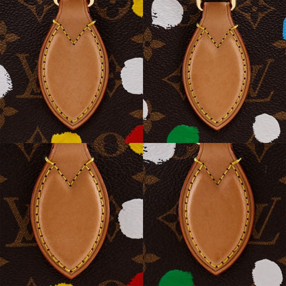 Louis Vuitton Lv×yk On The Go MM Yayoi Kusama Painted Dot M46379 Monogram