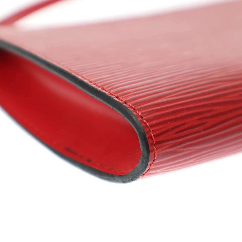 Louis Vuitton Epi Pochette Accessoire Pouch Serial Ar0978 Red