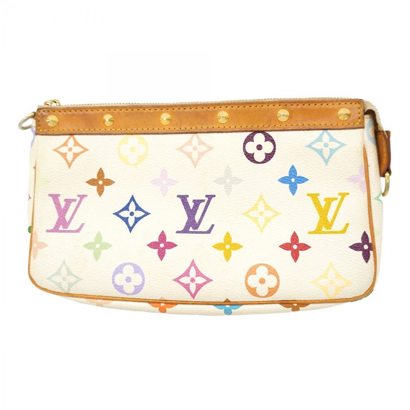 Louis Vuitton Pouch Monogram Multicolor Pochette Accessoire M92649 Bronze Ladies