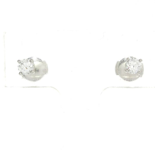 Tiffany & Co Earrings Solitaire Pt950 X Diamonds 2 Total Diamonds (1 Diamond