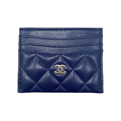 Chanel Card Case Timeless Classic Line Fragment Case Ap4472 Matelasse Caviar