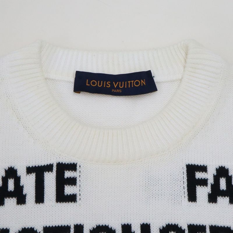 Louis Vuitton Letters Set Rm212m USO Hln06w White Long Sleeve Cool