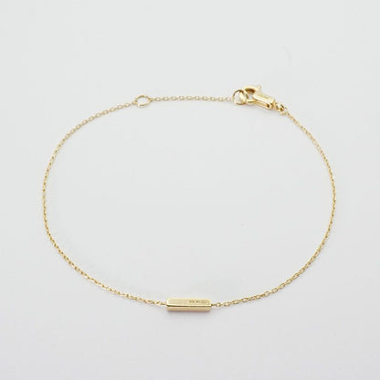 Celine Black Diamond 18K Line Bracelet 25-1546s