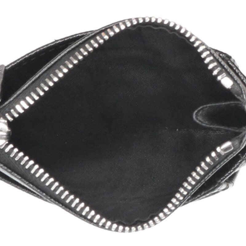 Prada 2mc067 Logo Plate Saffiano Coin Card Case Men's