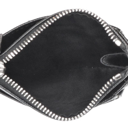 Prada 2mc067 Logo Plate Saffiano Coin Card Case Men's