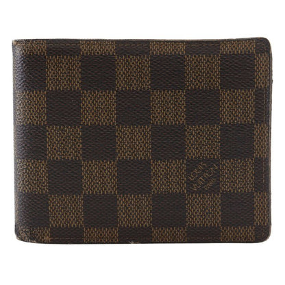 Louis Vuitton Portefeuille Florine N60011 Damier Canvas Brown Ri1186 Men's