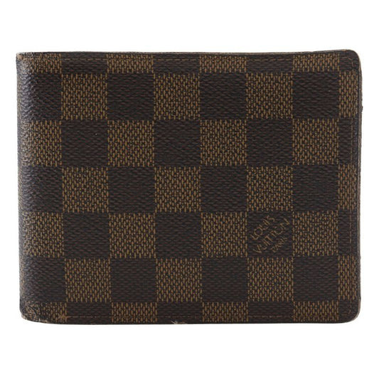 Louis Vuitton Portefeuille Florine N60011 Damier Canvas Brown Ri1186 Men's