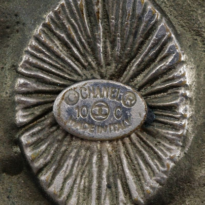 Chanel Coco Mark Metal Silver 10C Ladies 20.3g Earring