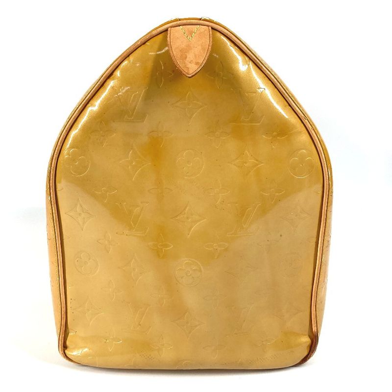 Louis Vuitton Boston Bag Mercer M91000 Monogram Vernis Canvas Beige