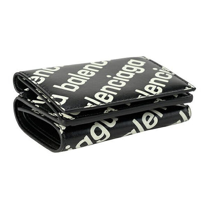 Balenciaga Trifold Wallet Cache Black/white