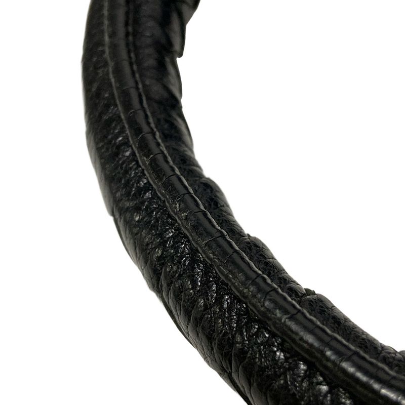 Bottega Veneta Intrecciato Black Leather Handbag