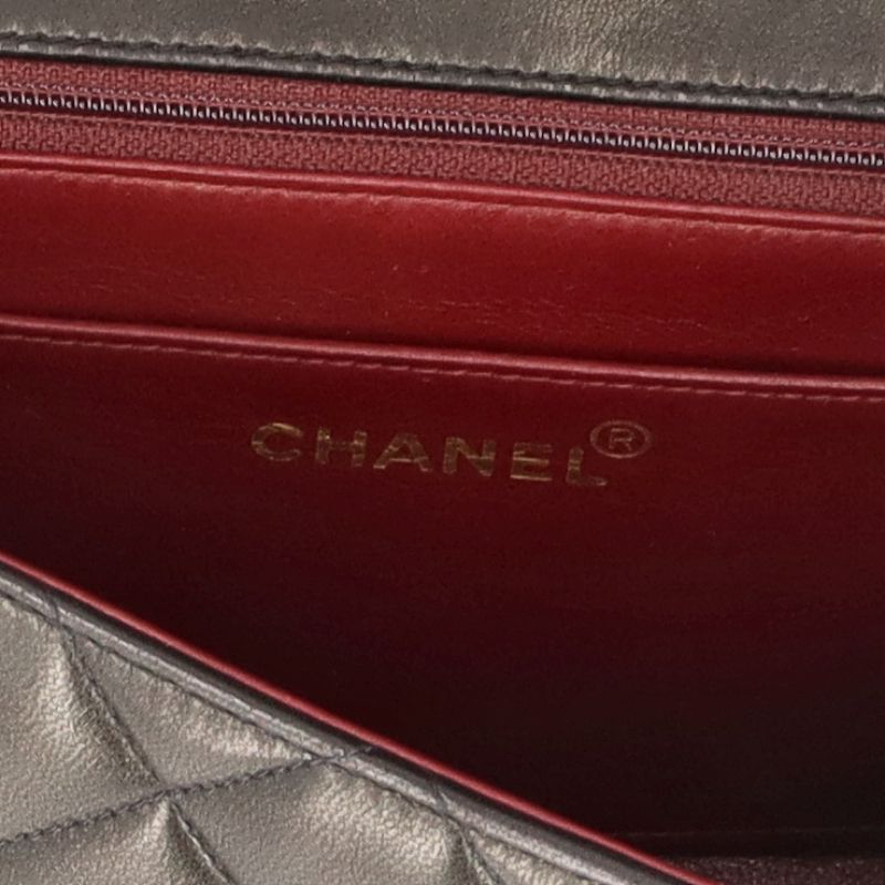 Chanel Diana 25 Chain Shoulder Bag A01164 Lambskin Women Shoulder Bag Dark