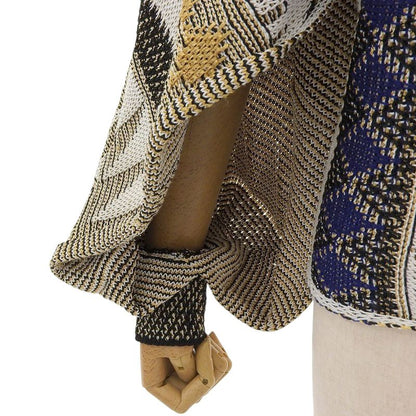 Louis Vuitton 2019item Drop Shoulder Ethnic Style Boat Neck Open Arm Low Gauge