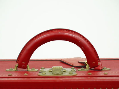 Authentic Louis Vuitton LV Arzeal 80 Epi Leather Trunk Travel Bag Handbag