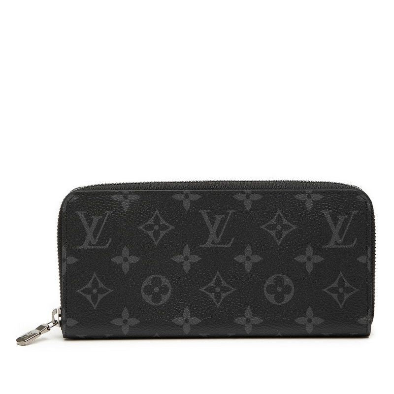 Louis Vuitton Monogram Eclipse Zippy Wallet Horizontal Long Wallet Round Zipper