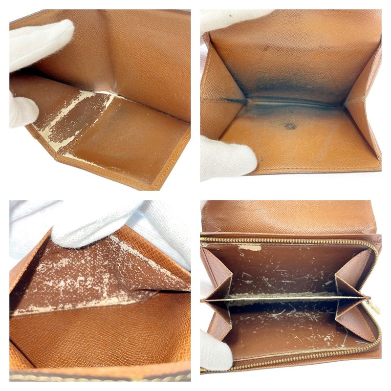 Louis Vuitton Monogram PVC Wallet Set of 5 Brown 411882 Trifold Wallets