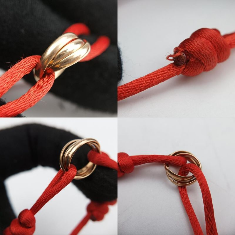 Cartier Neon Cord Red And Gold Au750b6069100qey787