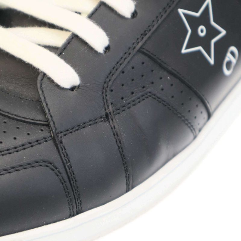 Christian Dior Star Leather Sneakers Ls 09 22 Black 41