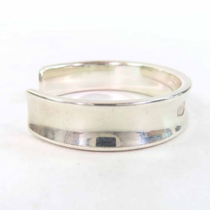 Tiffany & Co 1837 Narrow Bangle Bracelet Sv925 Silver Weight 35g Ladies