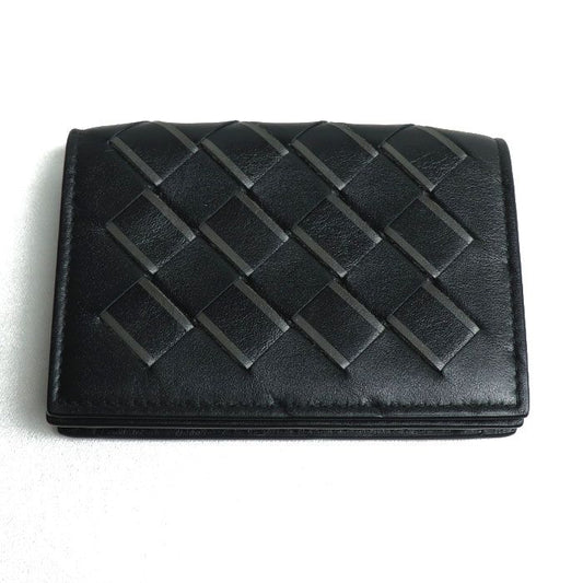 Bottega Veneta Bottega Veneta Intrecciato Business Card Case Card Case Black/lig