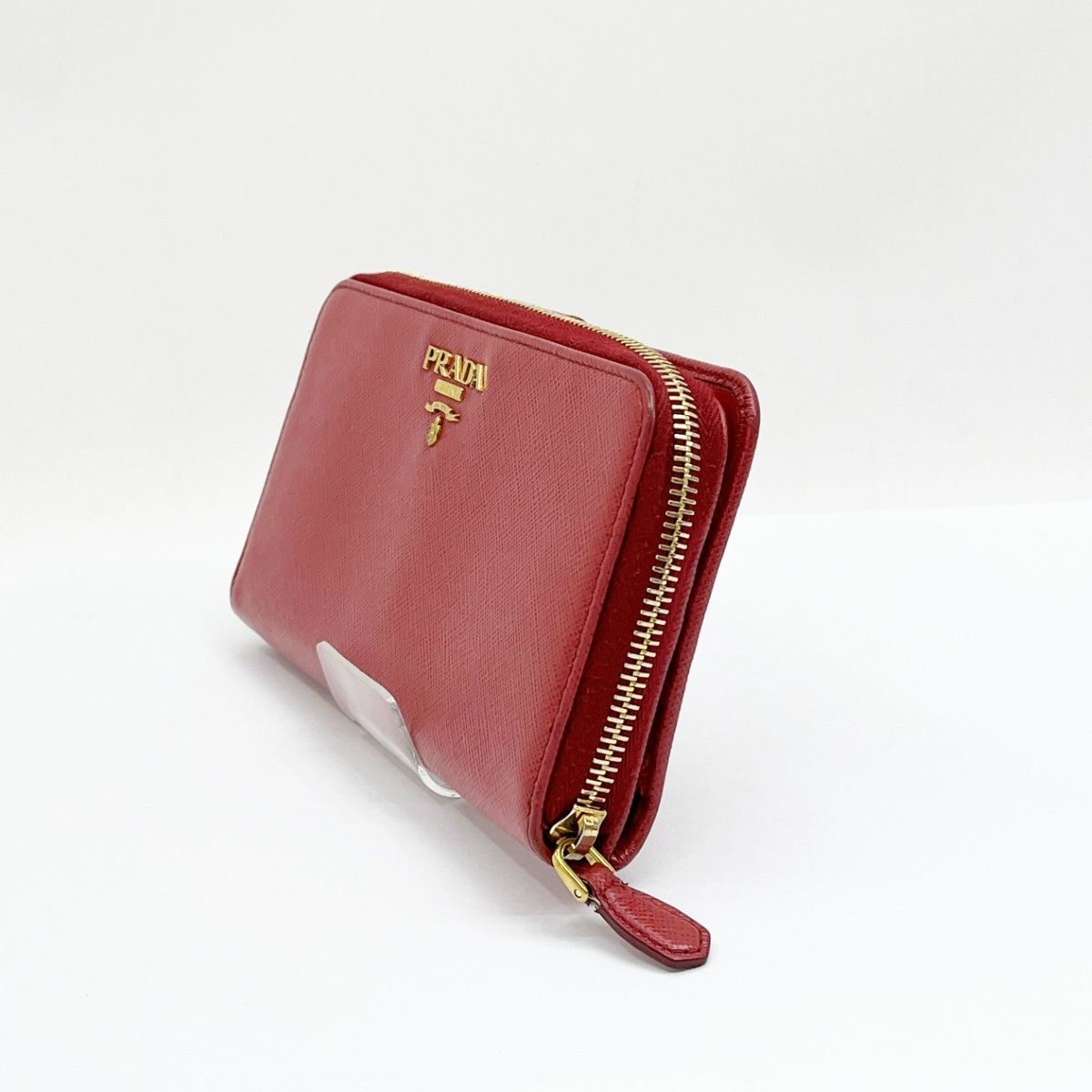 Prada Long Wallet Leather Women's 1ml029 Red