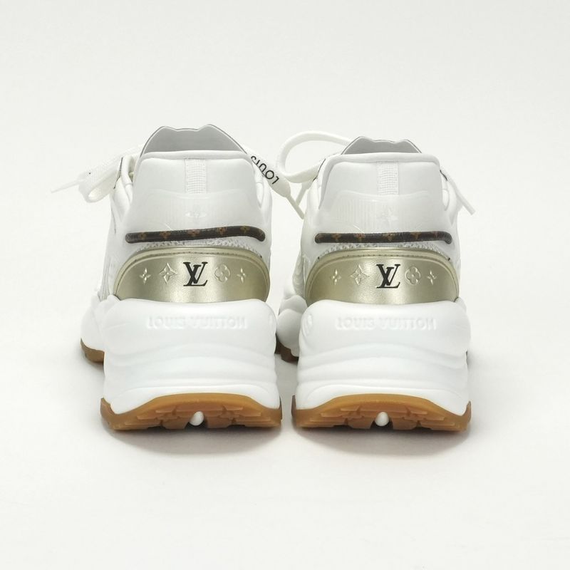 Louis Vuitton Run 55 Run 55 Sneakers Shoes Mixed Material White