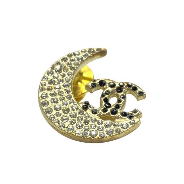 Chanel Brooch Pin Brooch Pin Badge Accessories Coco Mark Moon Crescent Moon GP