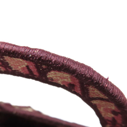 Christian DIOR Book Tote Mini Handbag Canvas Women